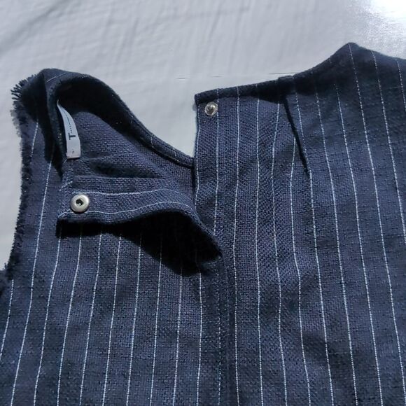 Alexander Wang Textured Pinstripe Dress S - Picture 6 of 11